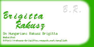 brigitta rakusz business card